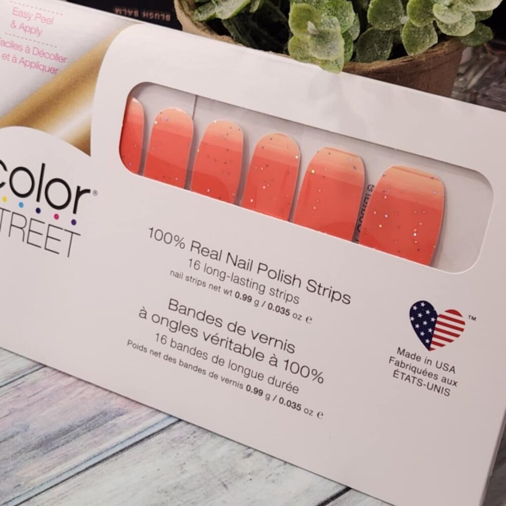 Color Street Coral Press On Nail Designs